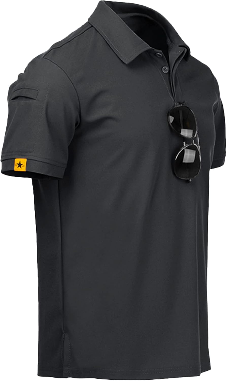 Atmungsaktives Herren Poloshirt kurzarm für Sport und Freizeit