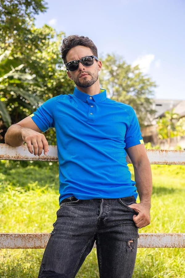 3er Pack Herren Poloshirts kurzarm, schnelltrocknend, atmungsaktiv