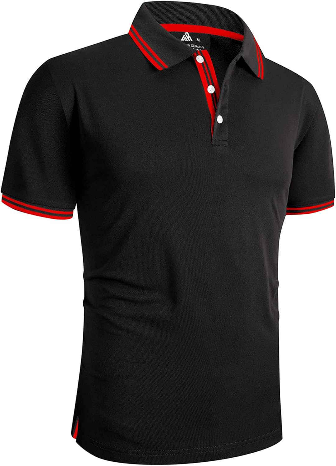 Atmungsaktives Herren Poloshirt für Tennis und Golf – Schnelltrocknend, Regular Fit