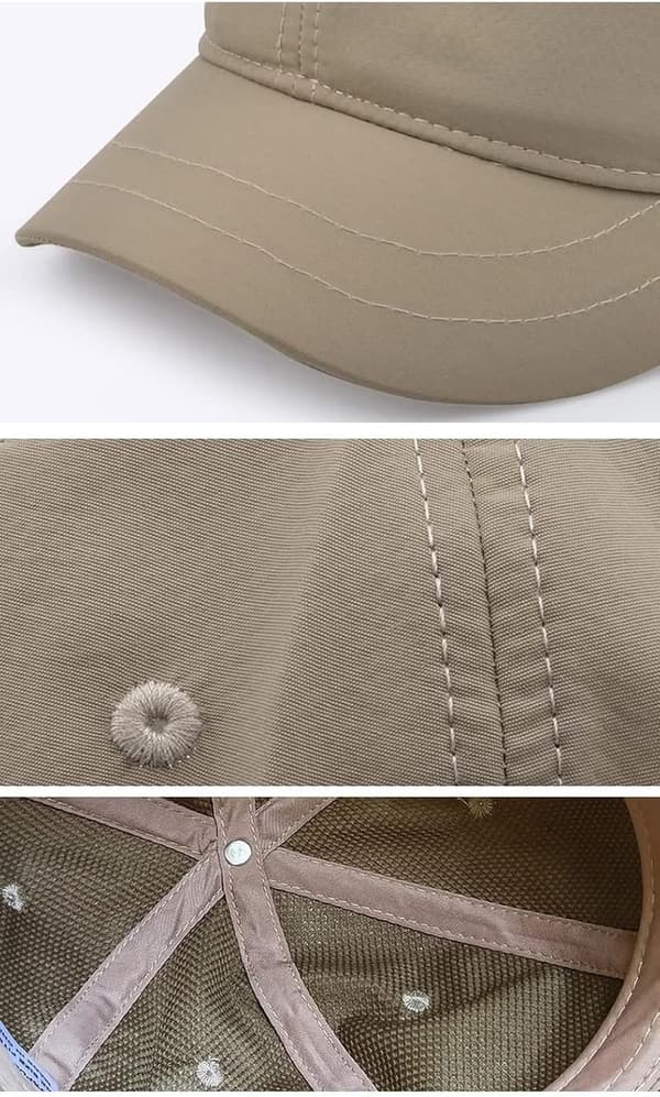 Schnelltrocknender Sonnenhut für Unisex – Golfhut mit kurzer Krempe