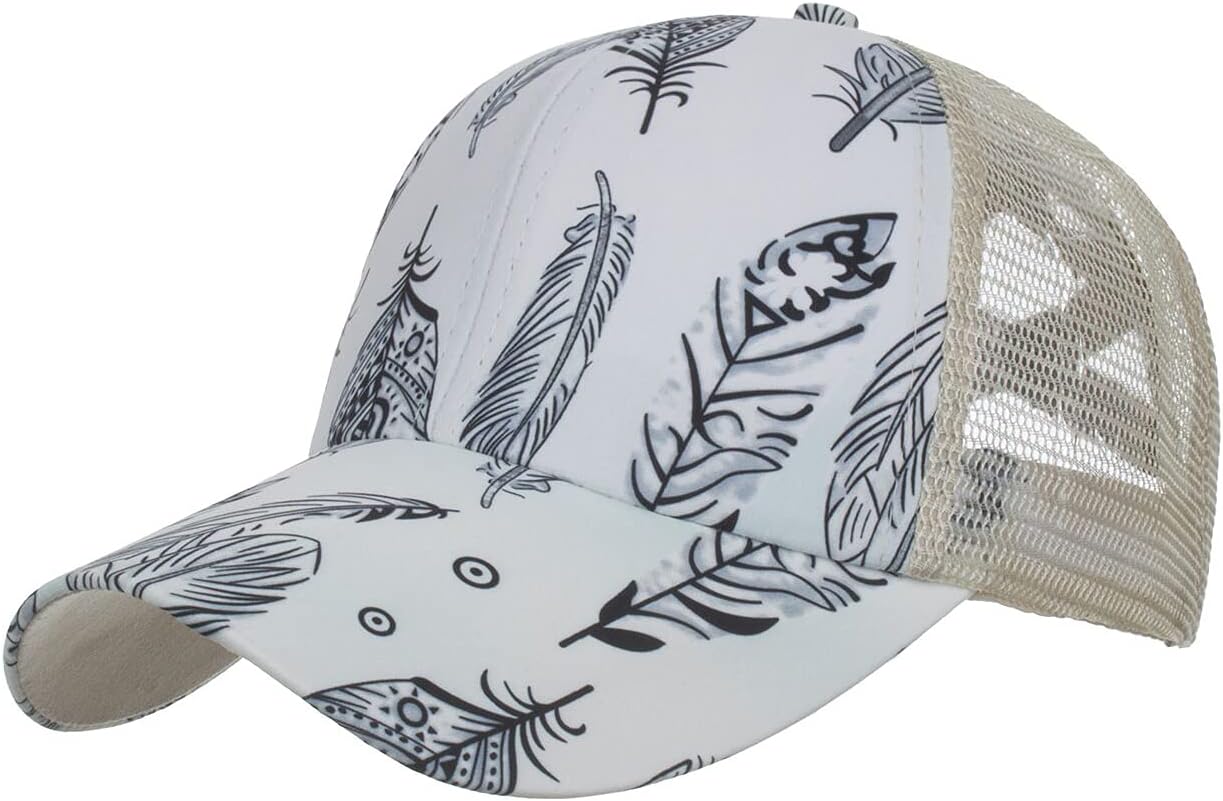 Atmungsaktive Damen Baseballcap im Sommer-Stil mit Pferdeschwanz-Design