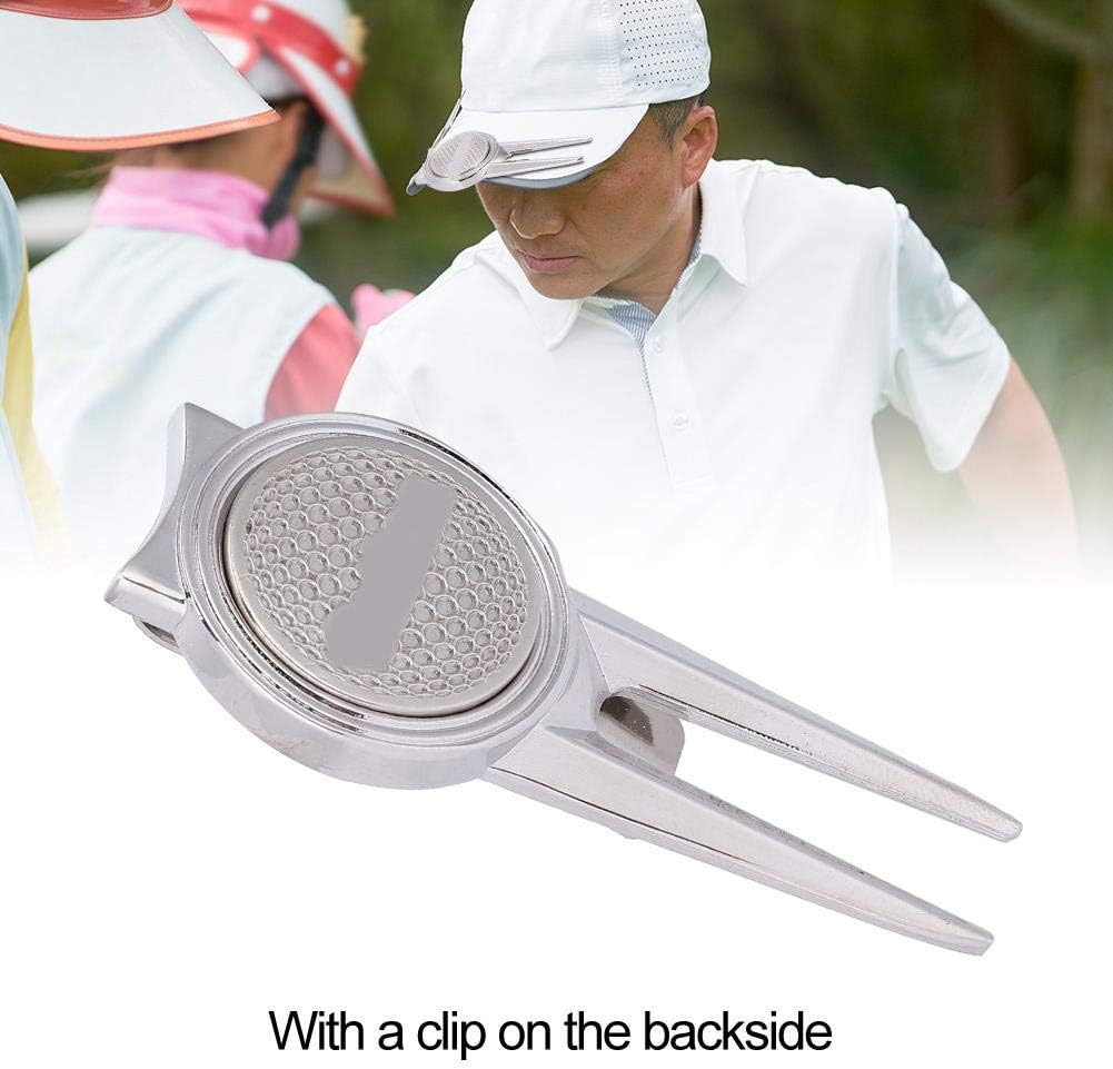 Elegantes Divot Repair Tool aus Zinklegierung mit Magnetballmarker