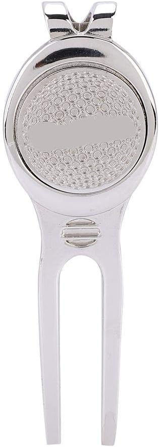 Stilvolles Golf Divot-Tool mit magnetischer Ballmarkierung aus Edelstahl