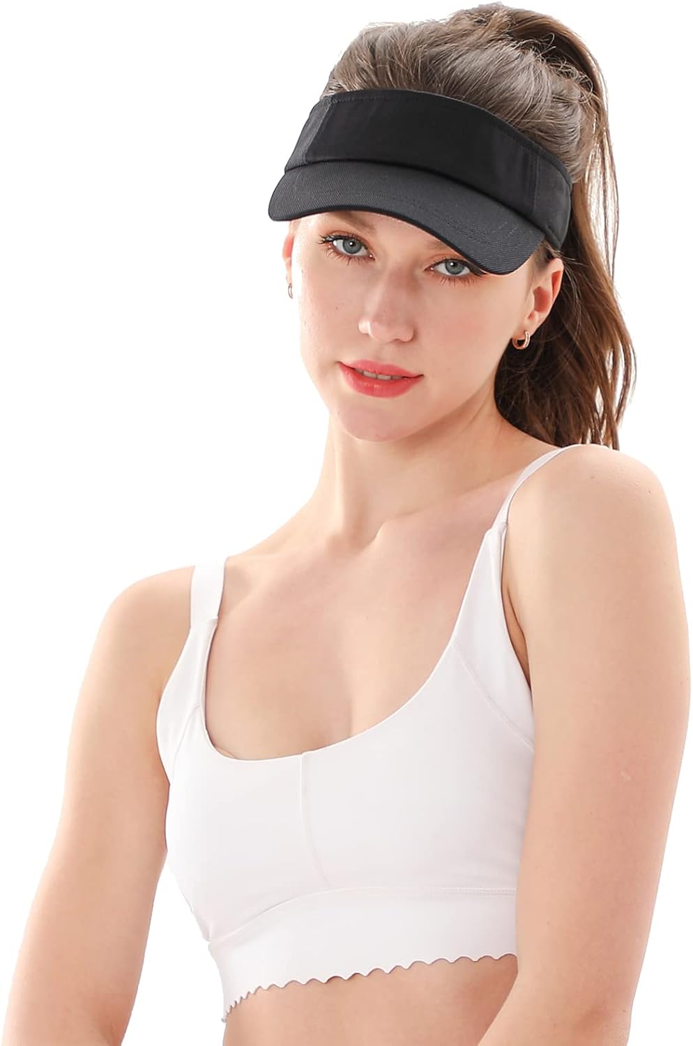 Einstellbare Sonnenvisier-Cap für Damen und Herren