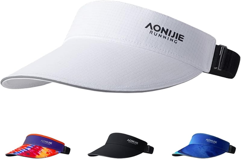 Ultralight Sport-Sonnenvisier mit breitem Schirm und verstellbarem Band