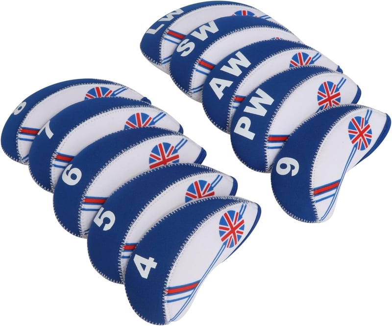 Golfschlägerhauben für Titleist & Callaway, Blau, 10 Stück