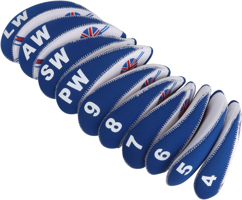 Golfschlägerhauben für Titleist & Callaway, Blau, 10 Stück