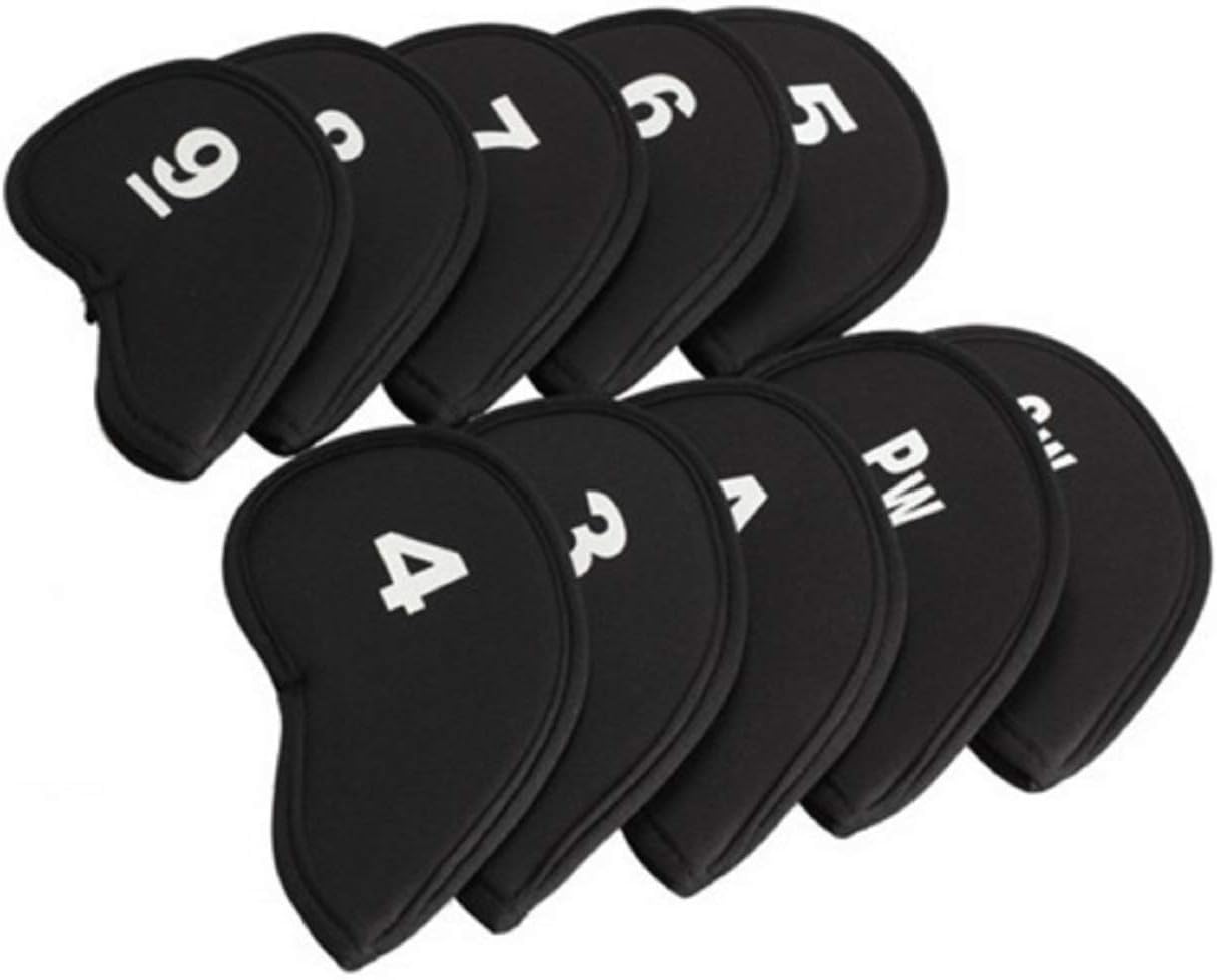 Golf Schlägerhauben Set für SW und Eisen 9 – 10 Stück