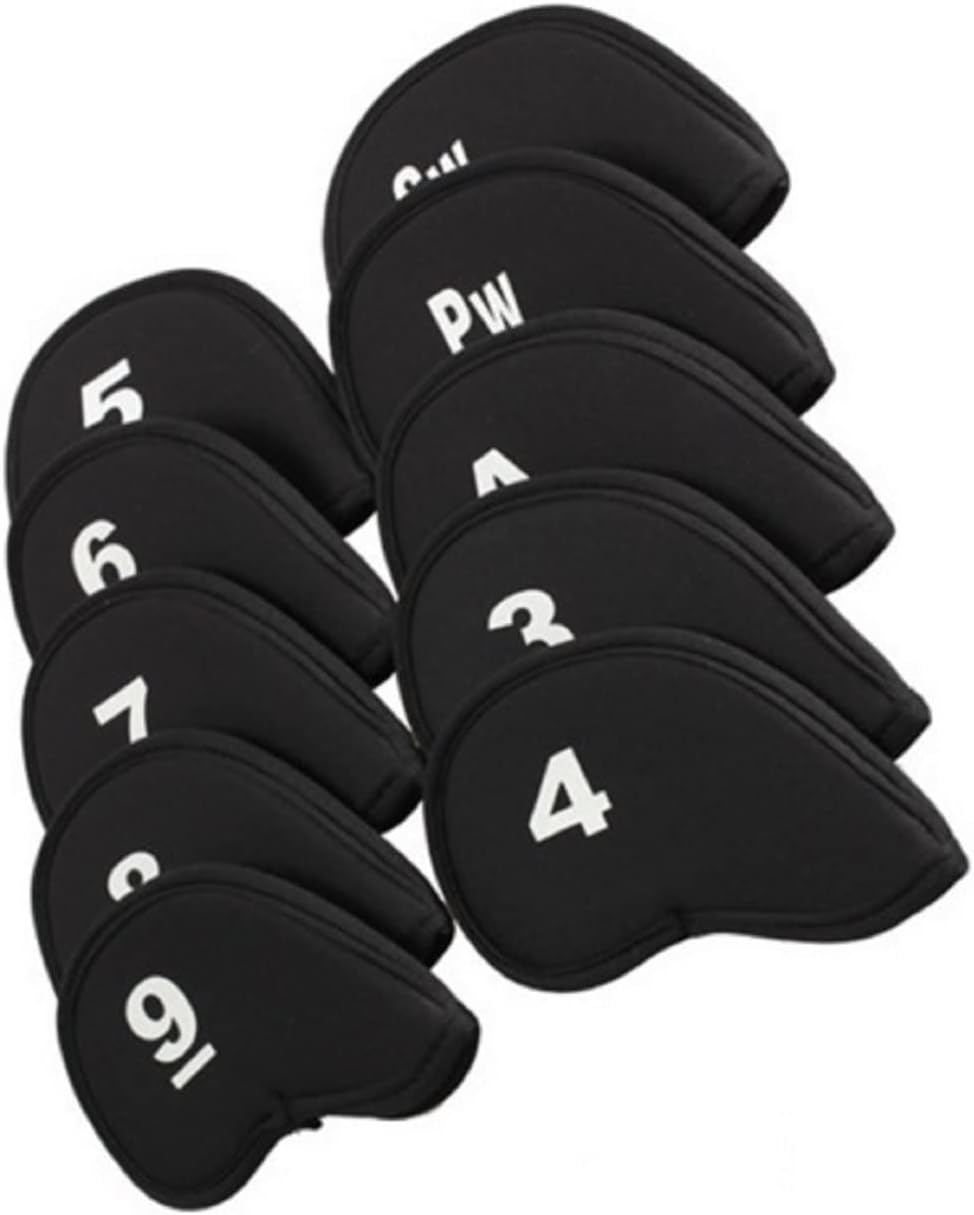 Golf Schlägerhauben Set für SW und Eisen 9 – 10 Stück