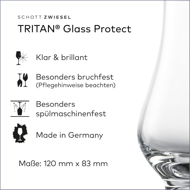 Whisky Nosing Tumbler Set aus Tritan-Kristall für Genießer