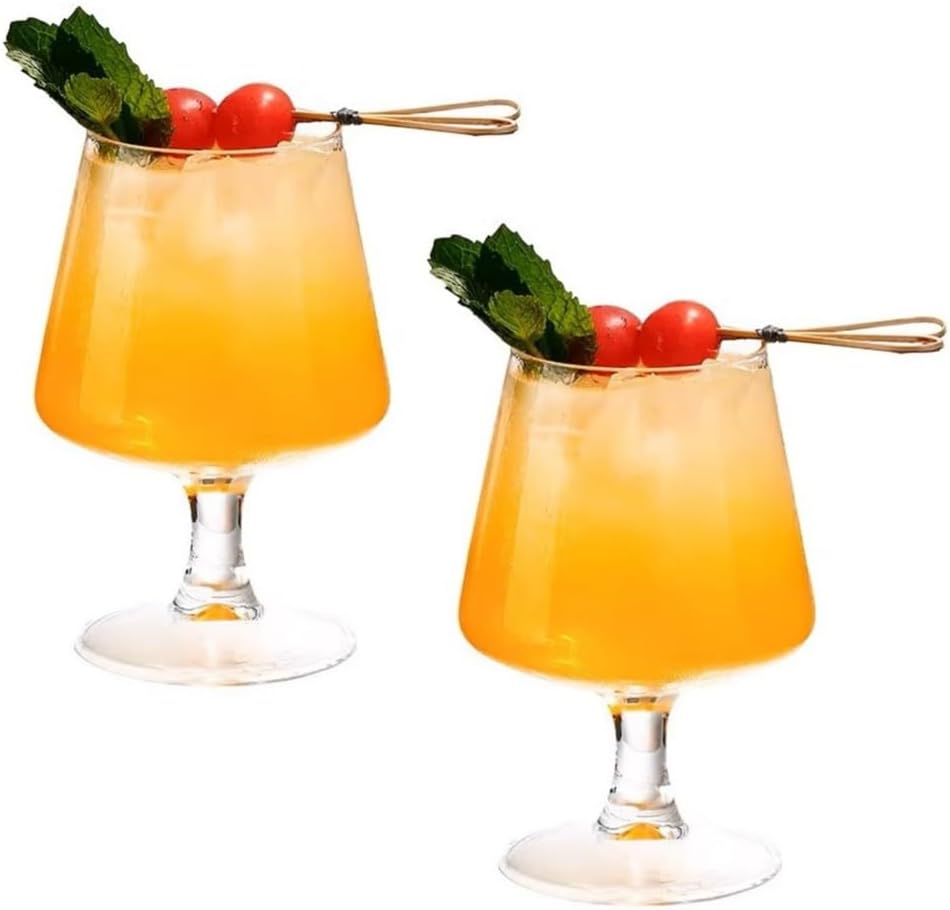 RYHMHA Kristall-Brandygläser, 2er Set, 425 ml für Cocktails und Whiskey