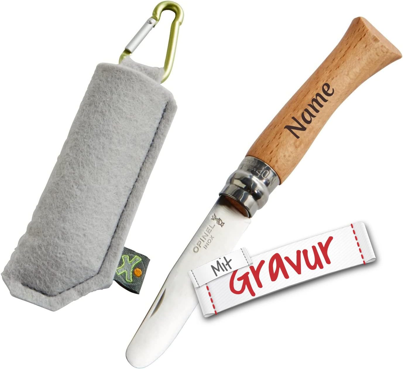 Personalisierte Schnitzmesser für Kinder - Graviertes Outdoor-Messer