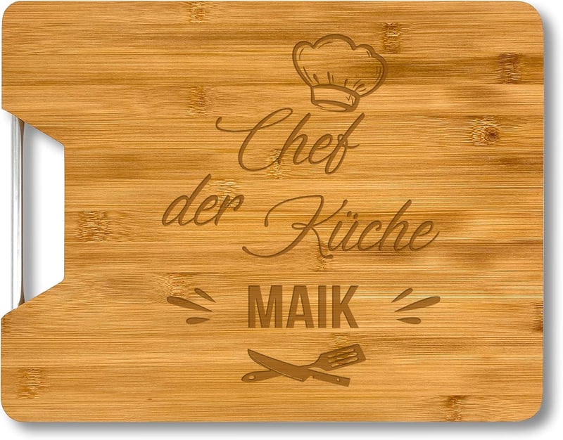 Personalisierte Holzschneidebrett 