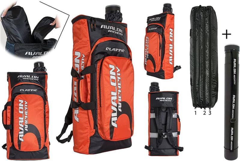 Bogenrucksack Avalon New Classic mit Pfeilröhre, orange