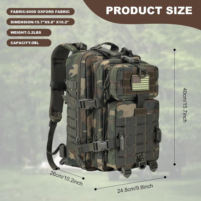 Hannibal Tactical Militär Rucksack für Outdoor-Aktivitäten