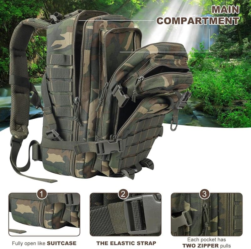 Hannibal Tactical Militär Rucksack für Outdoor-Aktivitäten