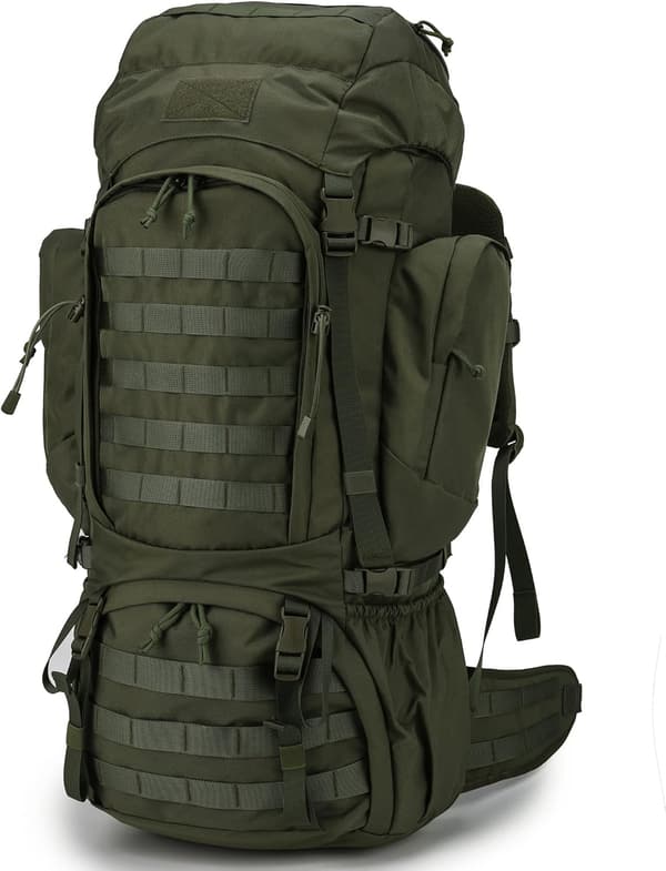 Mardingtop 60L Taktischer Rucksack mit Regenhülle für Outdoor-Aktivitäten