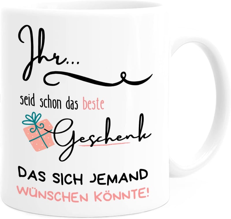 Personalisierte Tasse für Freundinnen mit eigenem Spruch