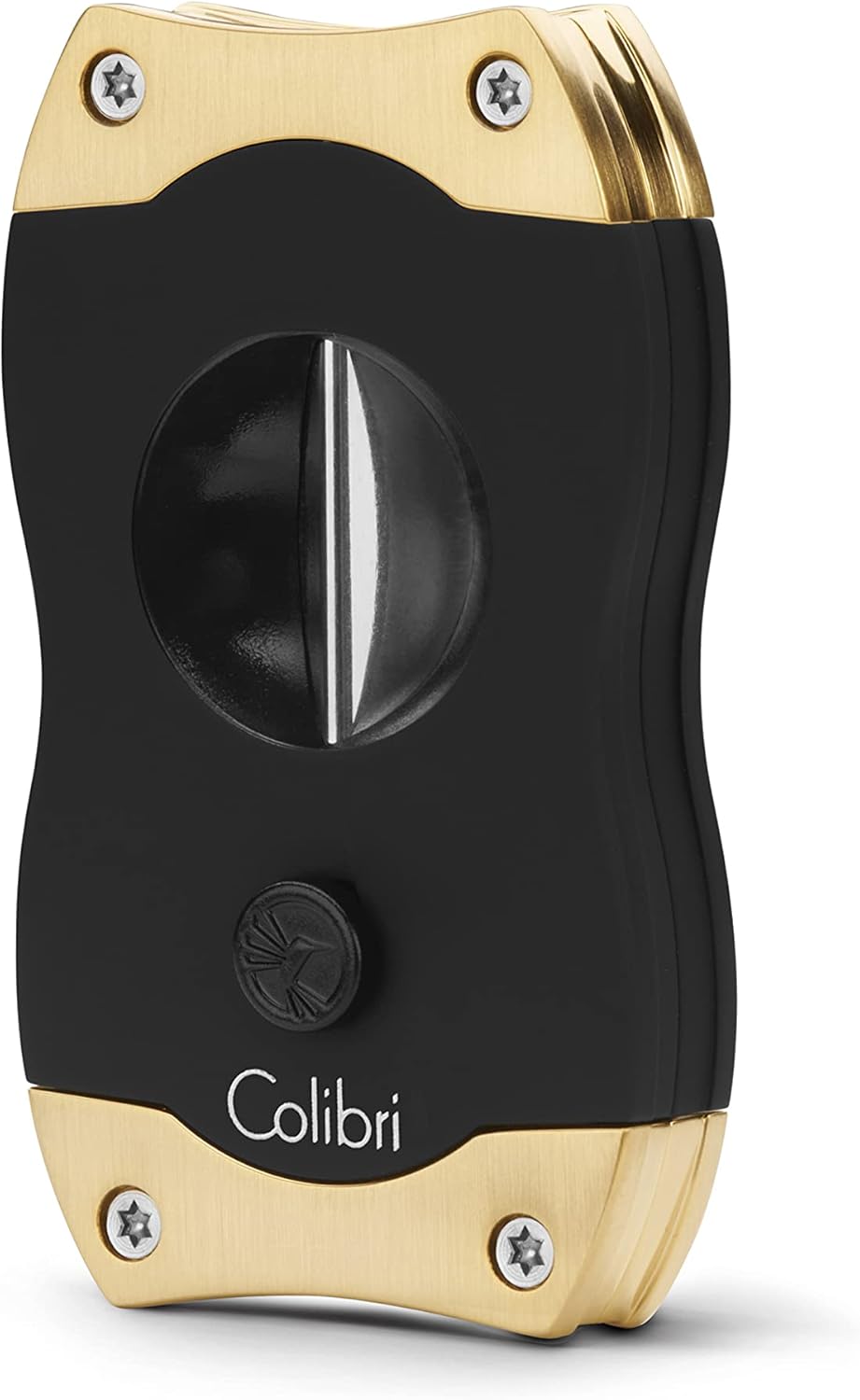 Colibri V-Cut Zigarrenschneider mit Goldakzenten und ergonomischem Design