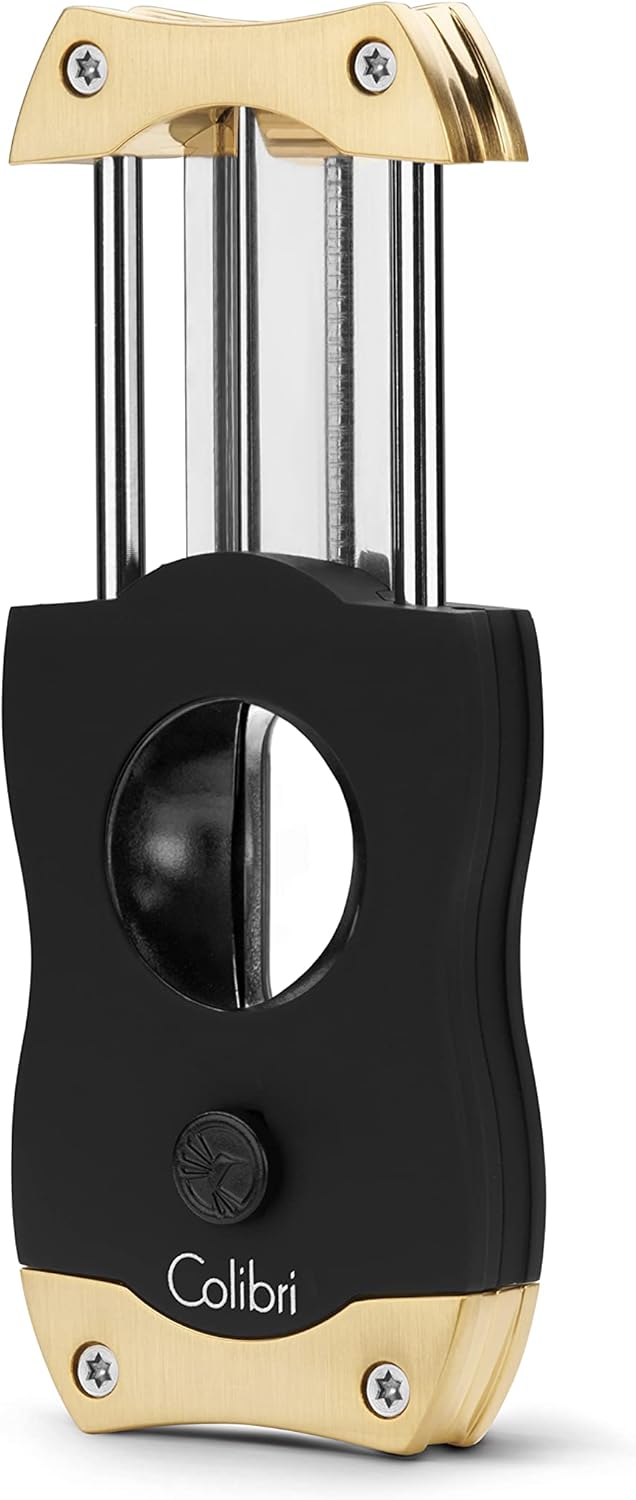 Colibri V-Cut Zigarrenschneider mit Goldakzenten und ergonomischem Design