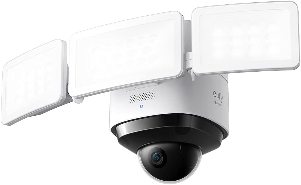 eufy Security Floodlight Cam 2 Pro 360° Überwachungskamera, 2K HD, wetterfest