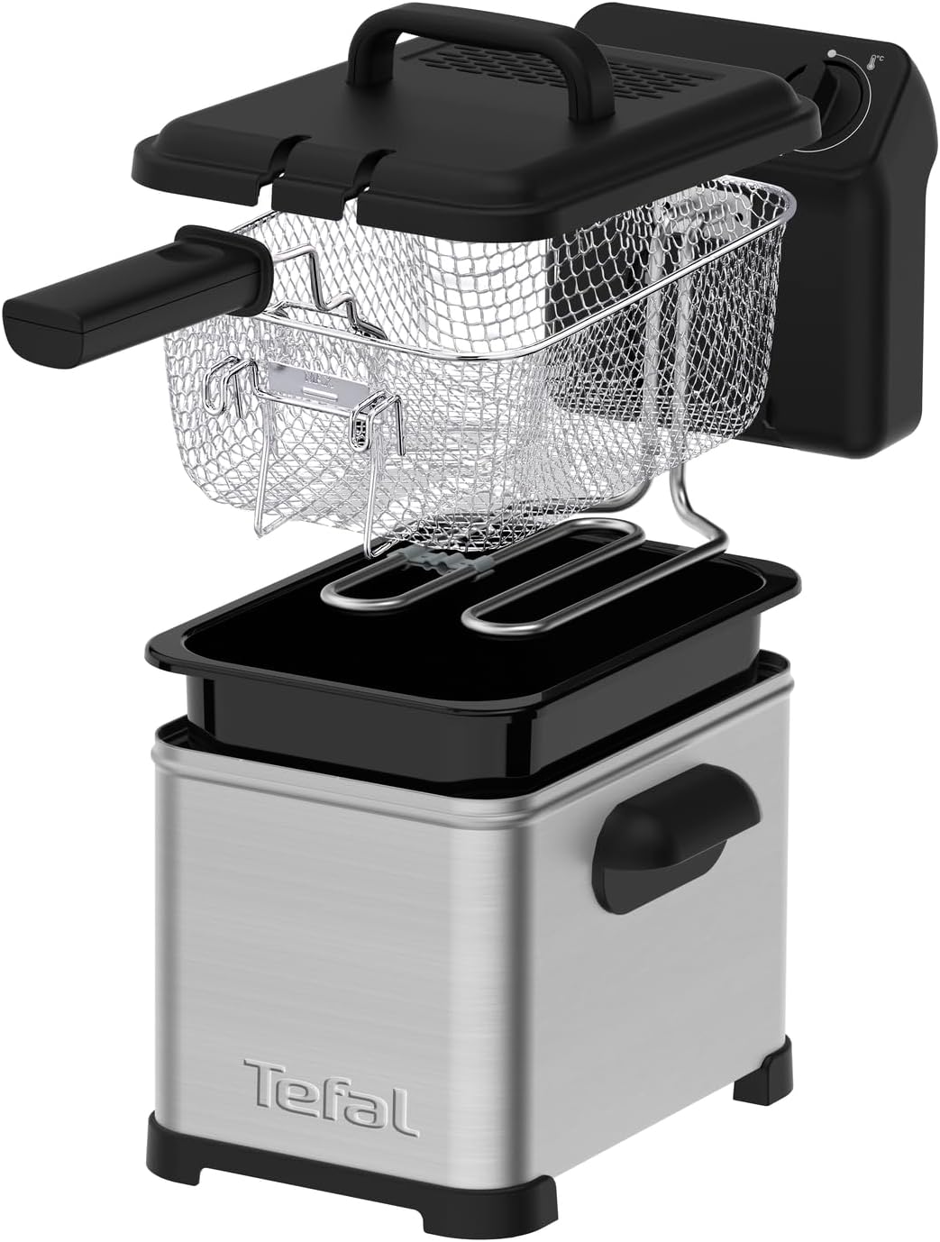 Tefal Family Pro 4L Fritteuse Edelstahl, 3000W, einfache Reinigung