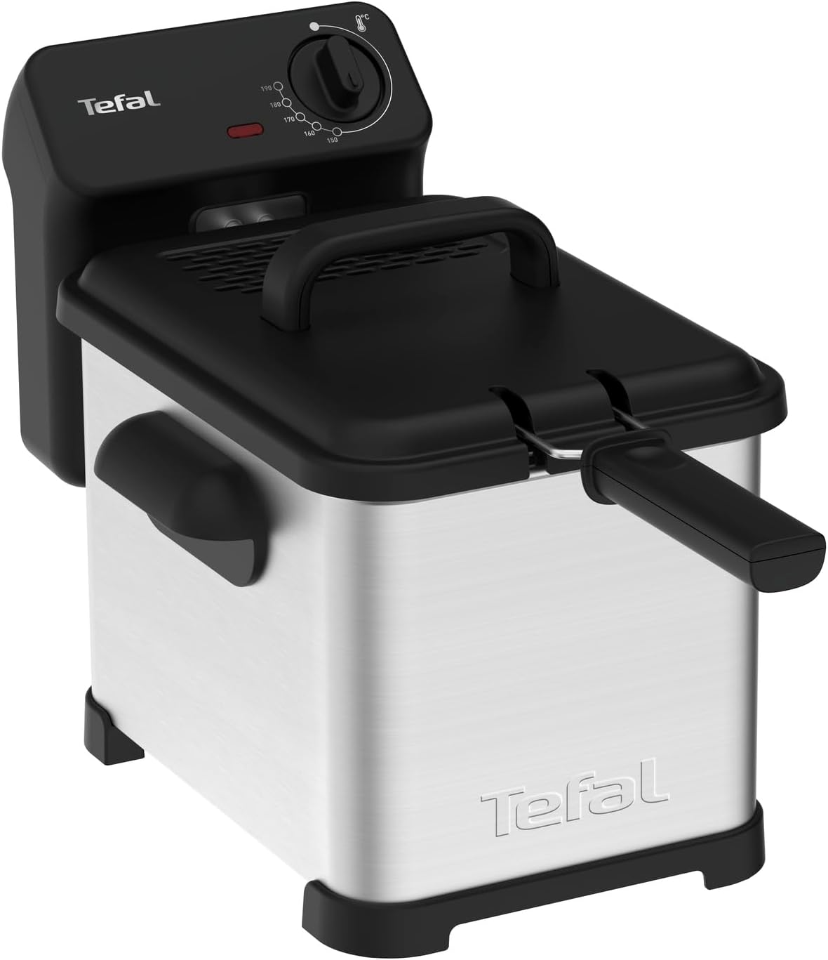 Tefal Family Pro 4L Fritteuse Edelstahl, 3000W, einfache Reinigung