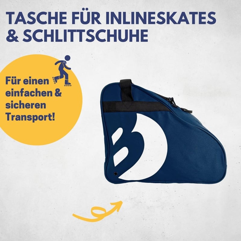 Inlineskates und Schlittschuhe Tasche mit verstellbarem Trageriemen