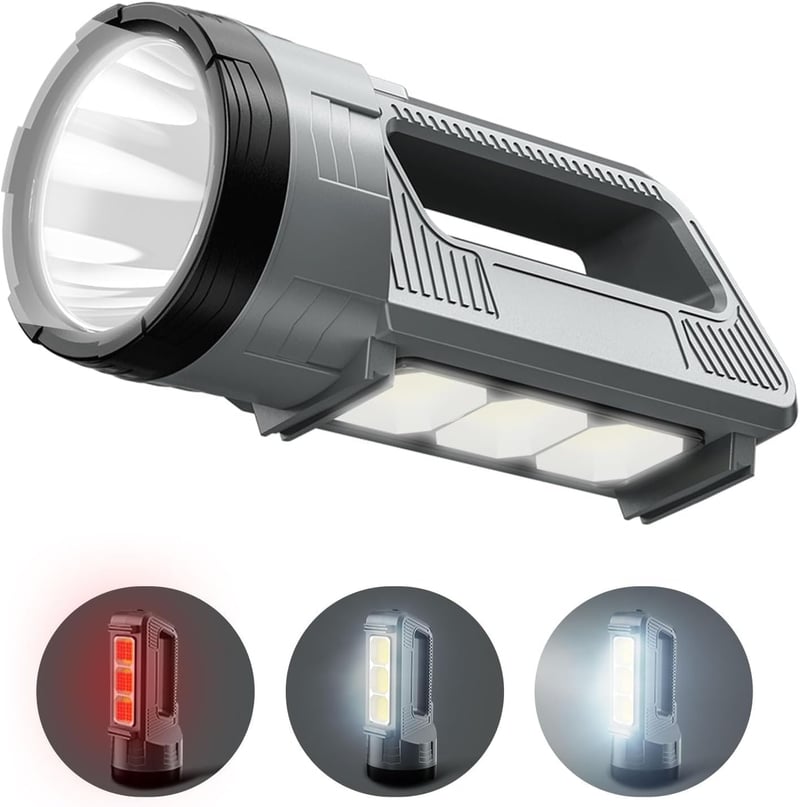 Wiederaufladbare LED Taschenlampe 6000 Lumen für Outdoor-Aktivitäten
