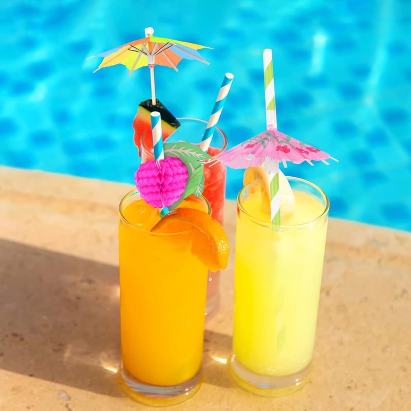 Wiederverwendbare Cocktail-Dekorationen, 80 Teile für Hochzeiten und Partys