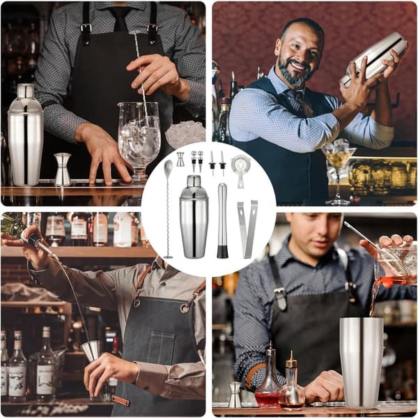 Cocktail-Shaker Set 750 ML aus Edelstahl – Zubehör für Anfänger und Profis