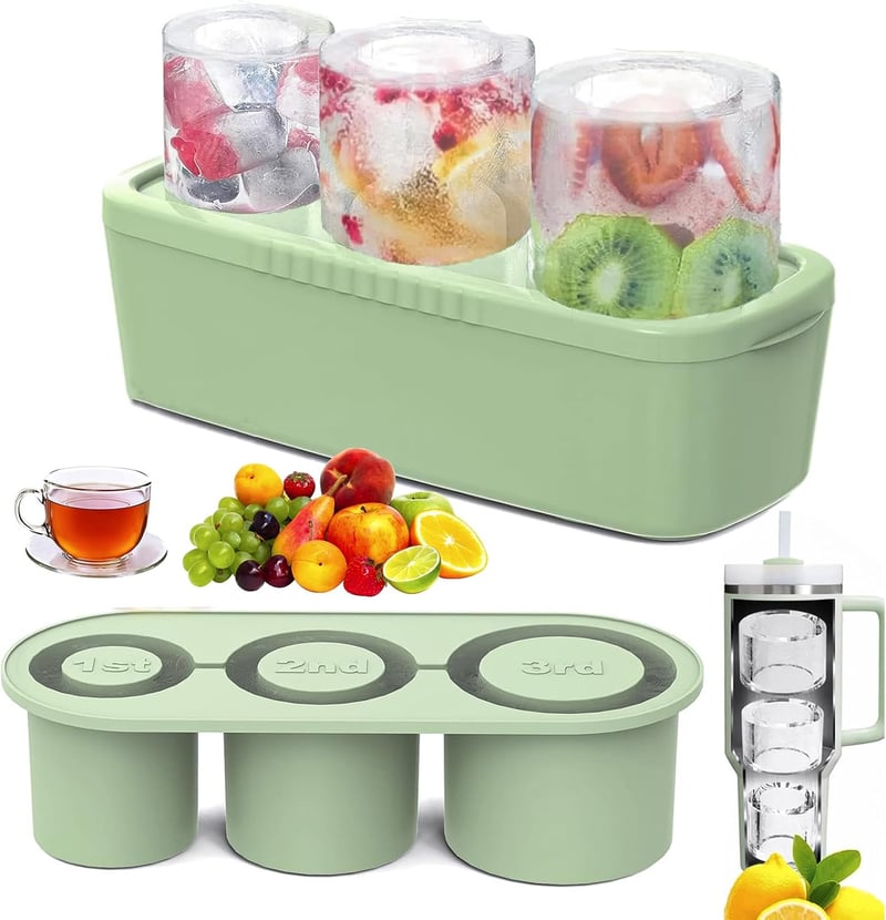 Eiswürfelform mit Deckel für Cocktails und Getränke