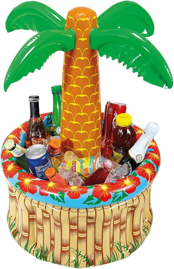 Aufblasbare Palme mit Getränkekühler für Beachparty