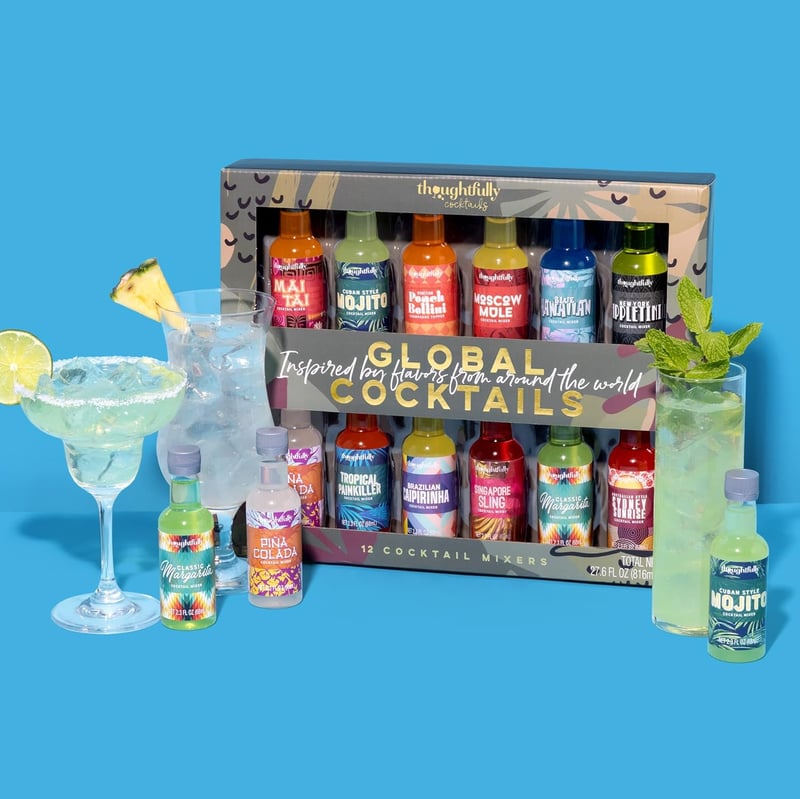 Cocktail-Mix Set mit 12 Aromen für kreative Mixgetränke