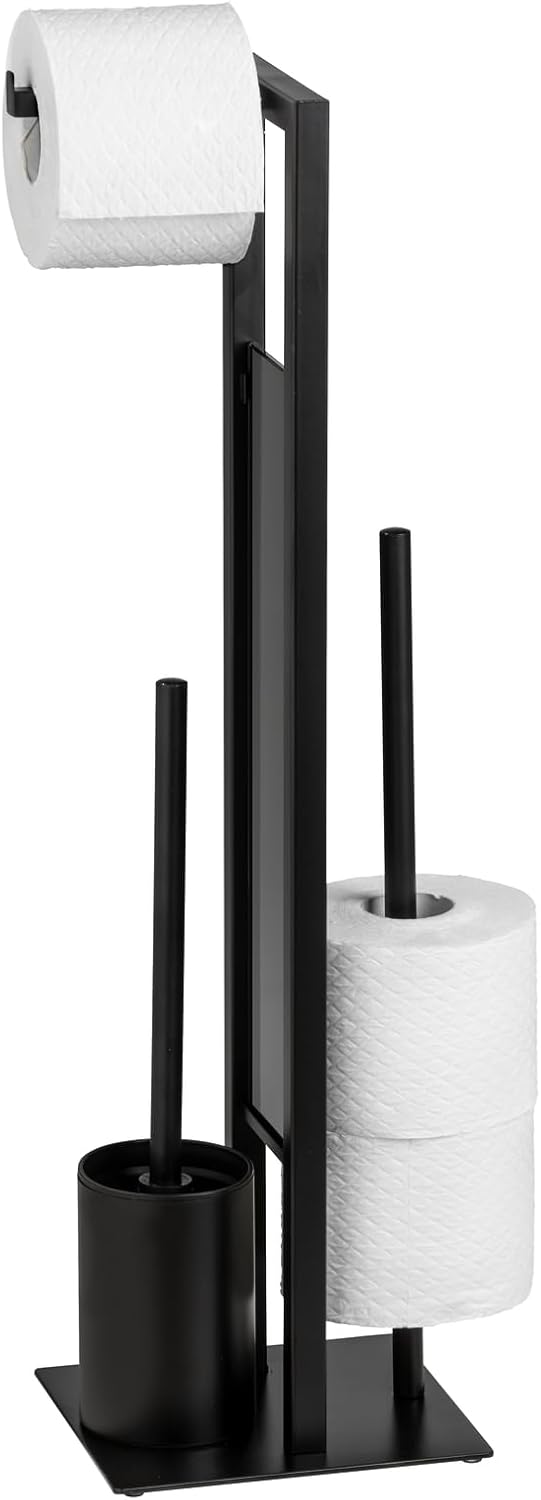 Stand WC-Garnitur Rivalta in Schwarz Matt