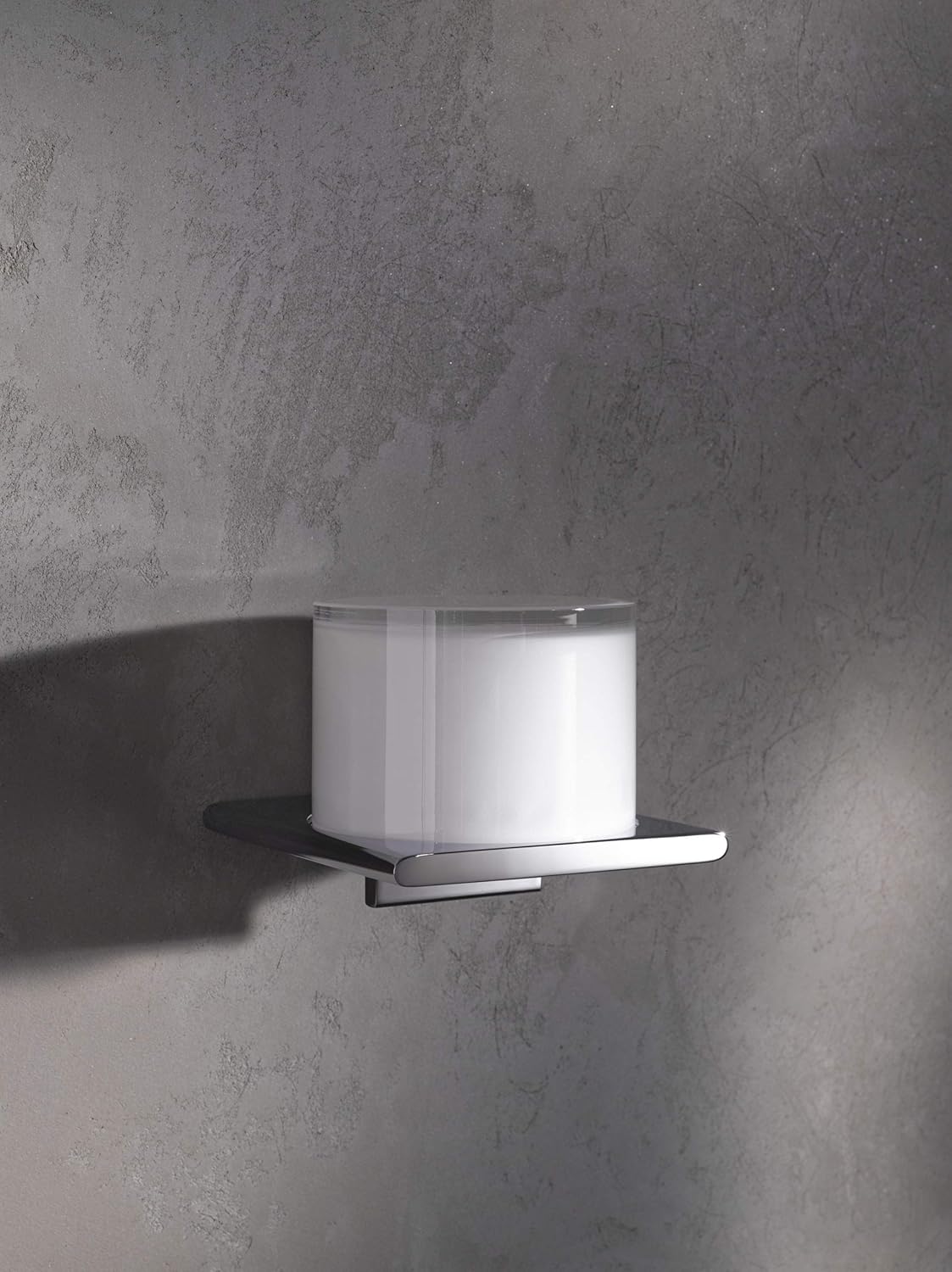 Keuco Wand-Lotionspender verchromt mit Kristallglas, 150ml
