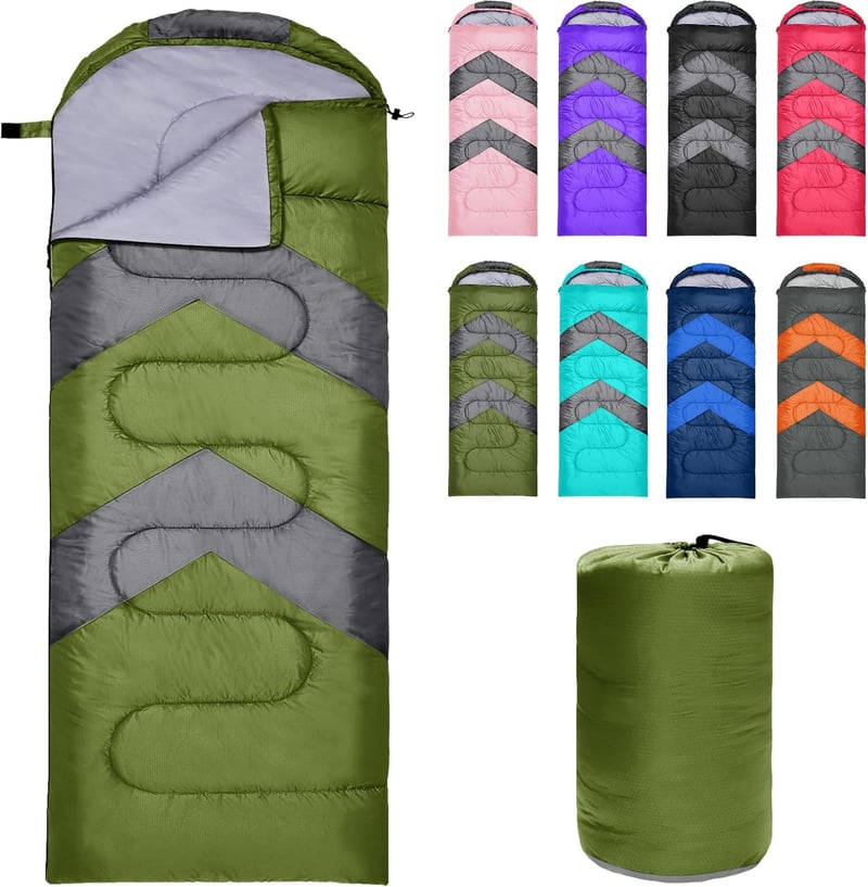Ultraleichter, wasserdichter Schlafsack für Erwachsene – 3-4 Jahreszeiten