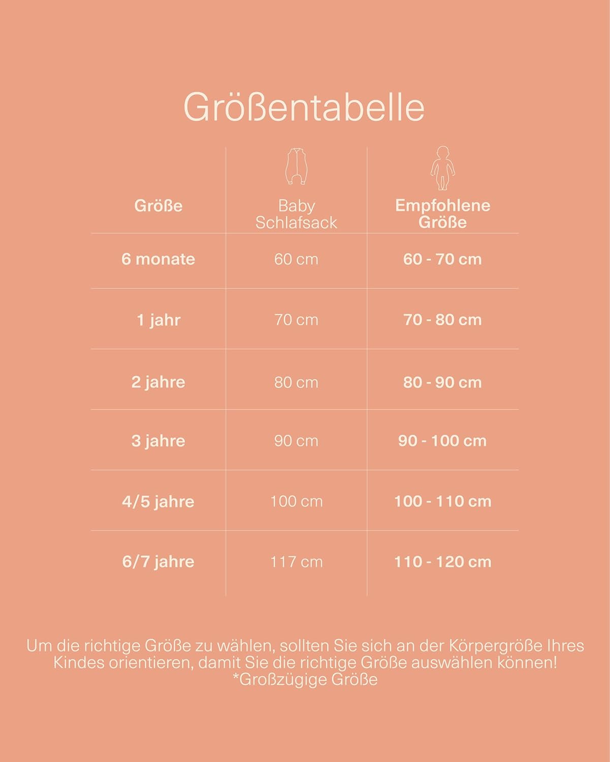 Baby-Schlafsack mit Füßen und abnehmbaren Ärmeln, 100% Baumwolle, Mint Tea, 120 cm