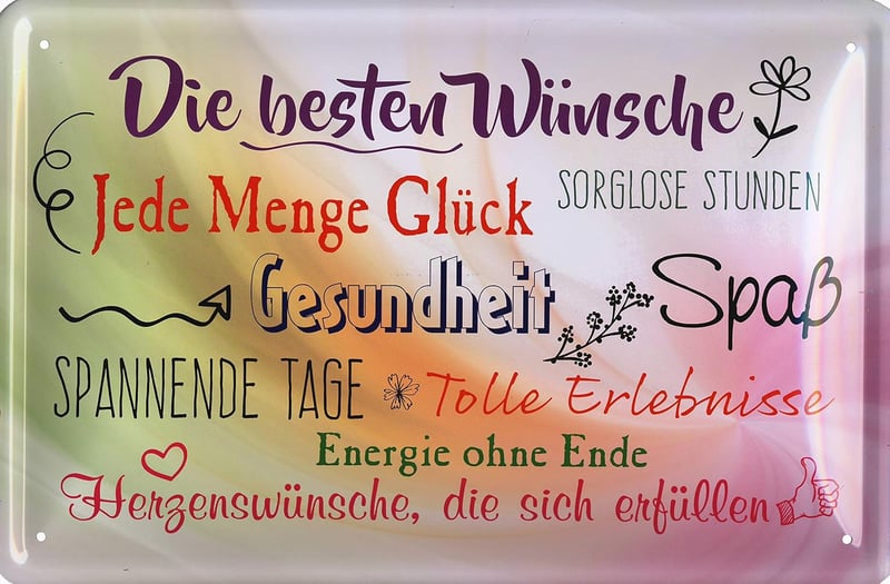 Blechschild 