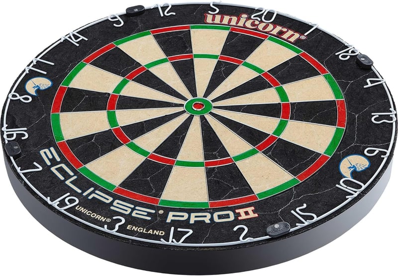 Unicorn Eclipse Pro Dartscheibe aus professionellem Sisal mit Hochleistungs-Spider