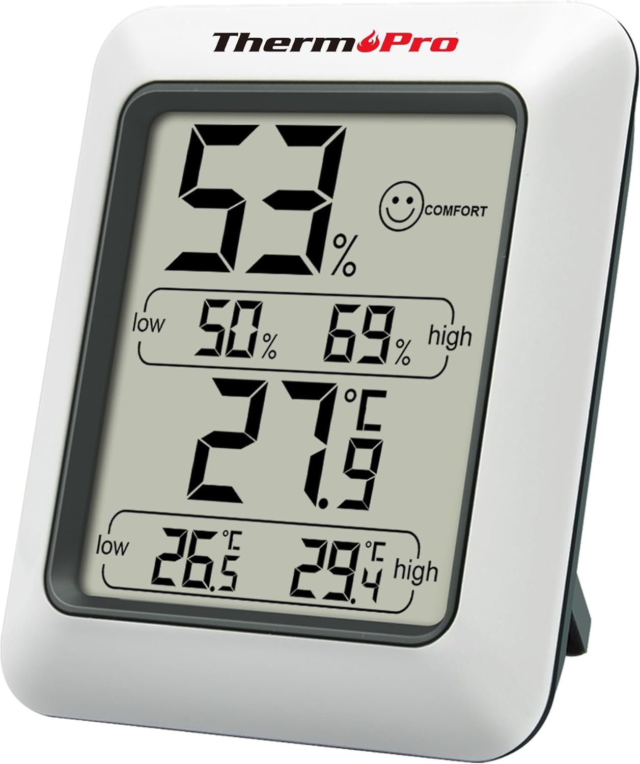 ThermoPro TP50 digitales Thermo-Hygrometer für Raumklimakontrolle
