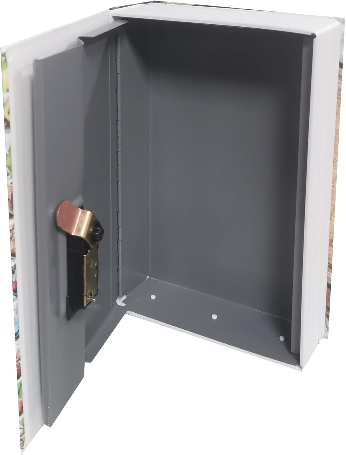 Kochbuch-Safe aus Aluminium mit Kombination - Geheimversteck für Geld