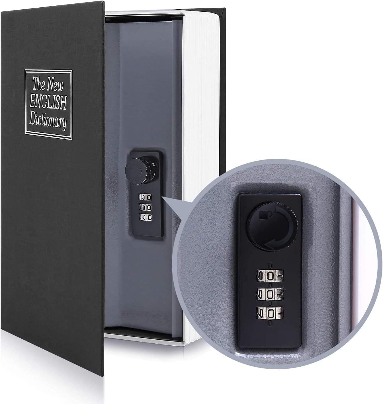 BuchSafe mit Geheimversteck und Kombinationsschloss für Wertsachen