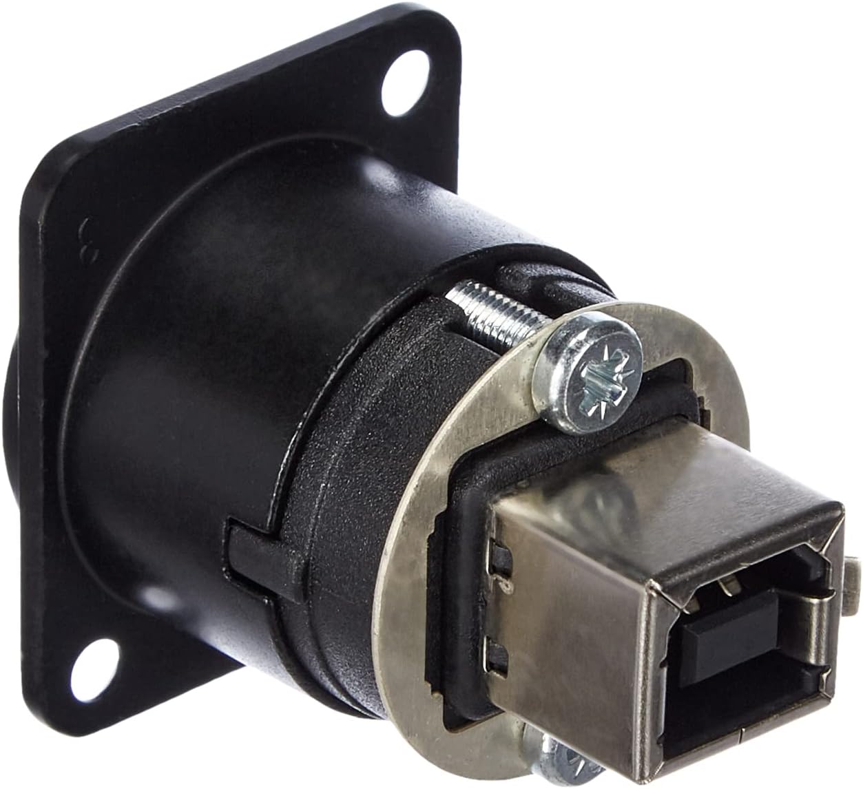 Reversibler USB-Adapter NAUSB-W-B im schwarzen D-Gehäuse