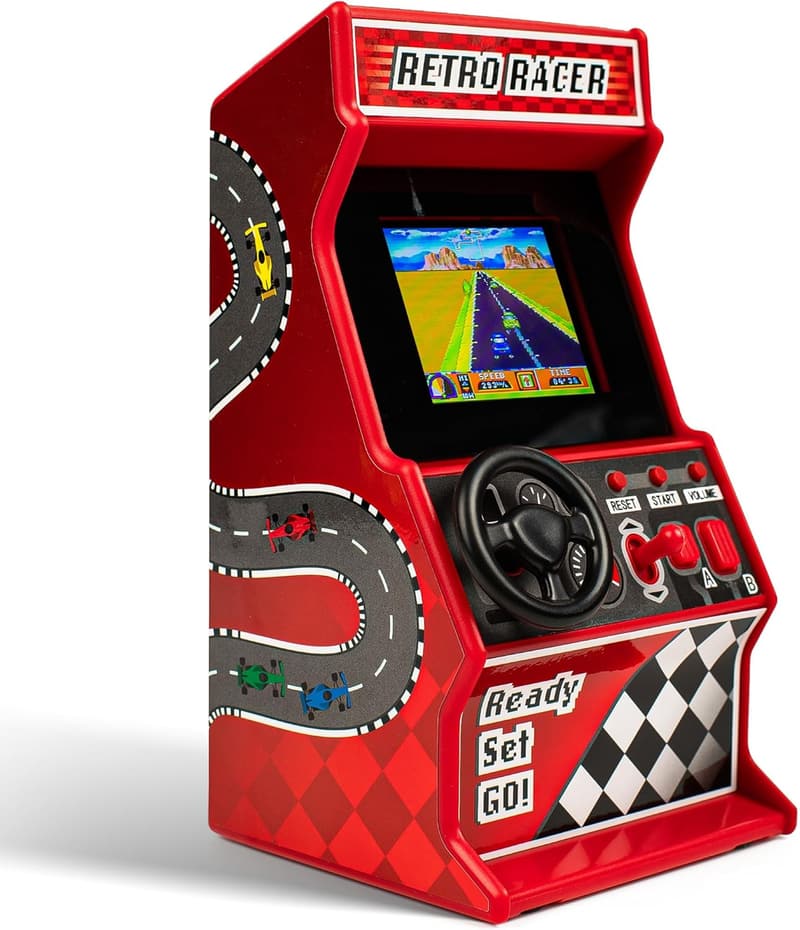 Mini-Arcade-Rennmaschine mit 30 8-Bit-Spielen und 2,4-Zoll-Bildschirm