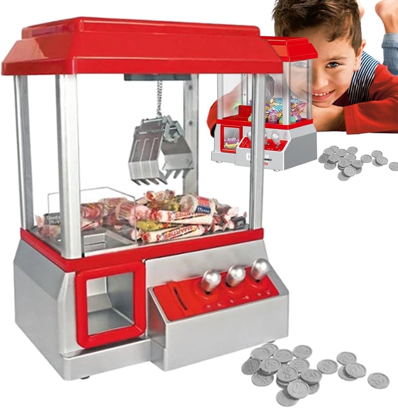 Elektronische Kran-Spielzeugmaschine für Kinder mit Sound und LED
