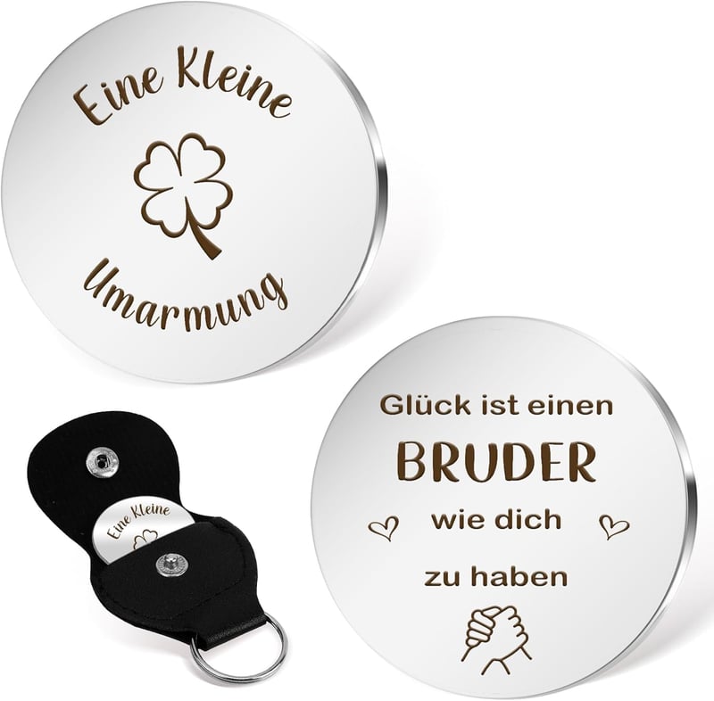 Personalisierter Pocket Hug Glücksbringer für Männer und Frauen