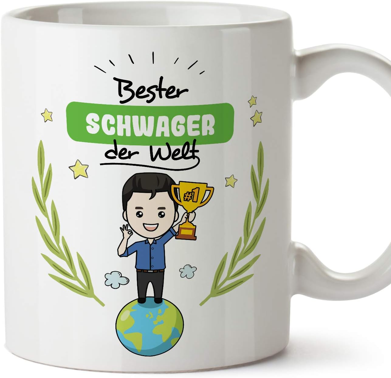 Lustige Mugffins Tasse für Schwager - Originelles Geschenk für die Familie