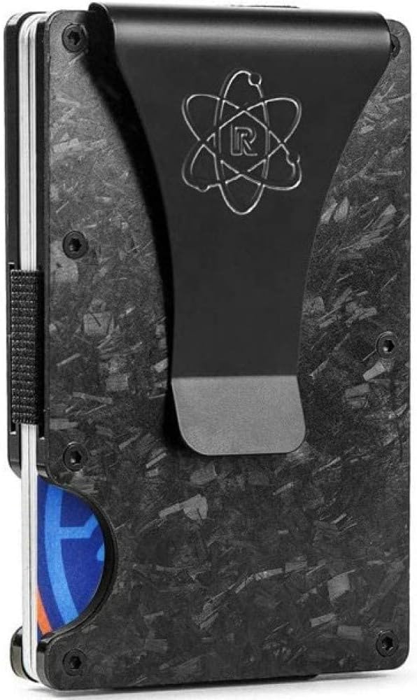 Herren Geldbörse mit RFID-Schutz aus Kohlefaser und Metall