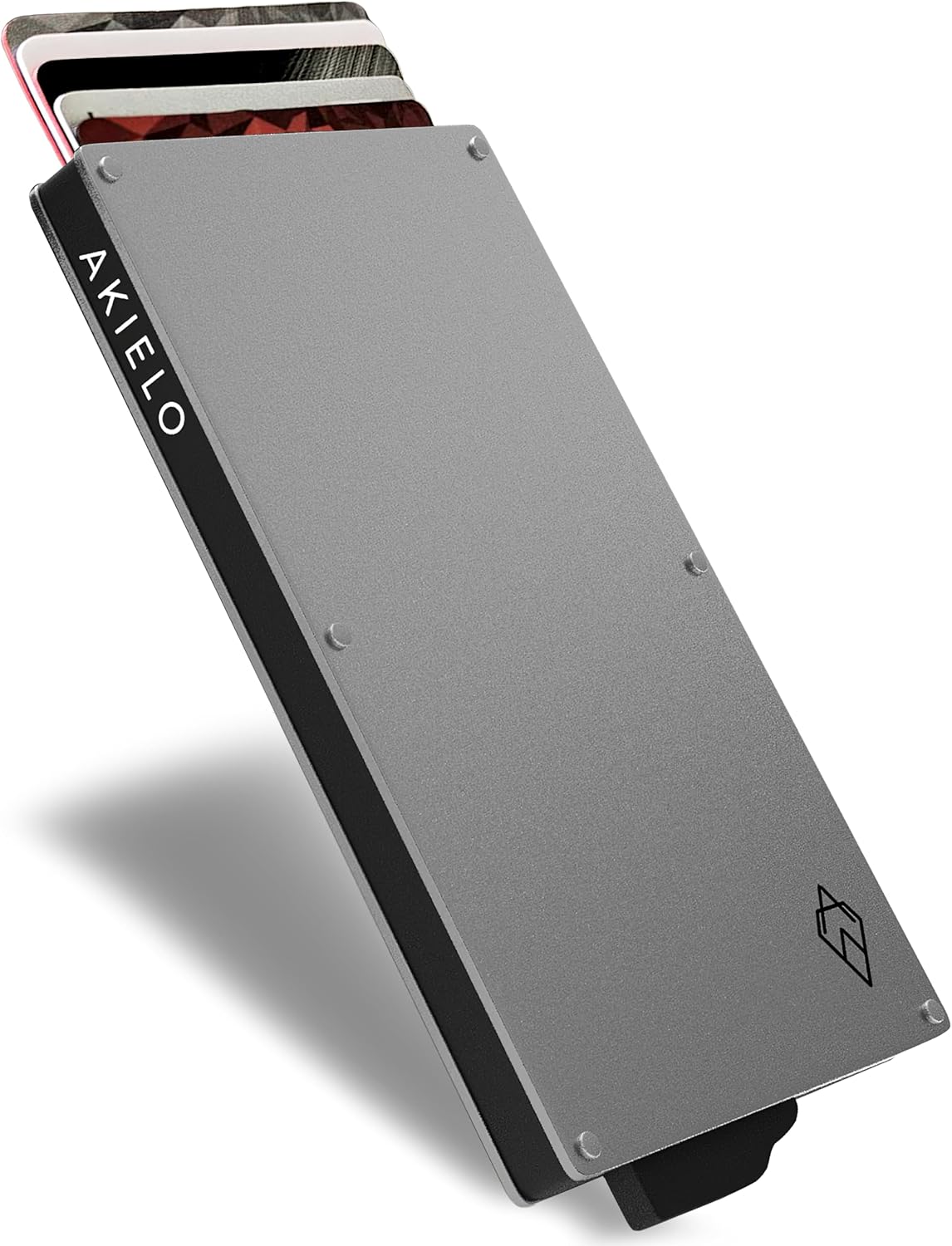 Minimalistisches AKIELO Kartenetui mit RFID-Schutz für Herren